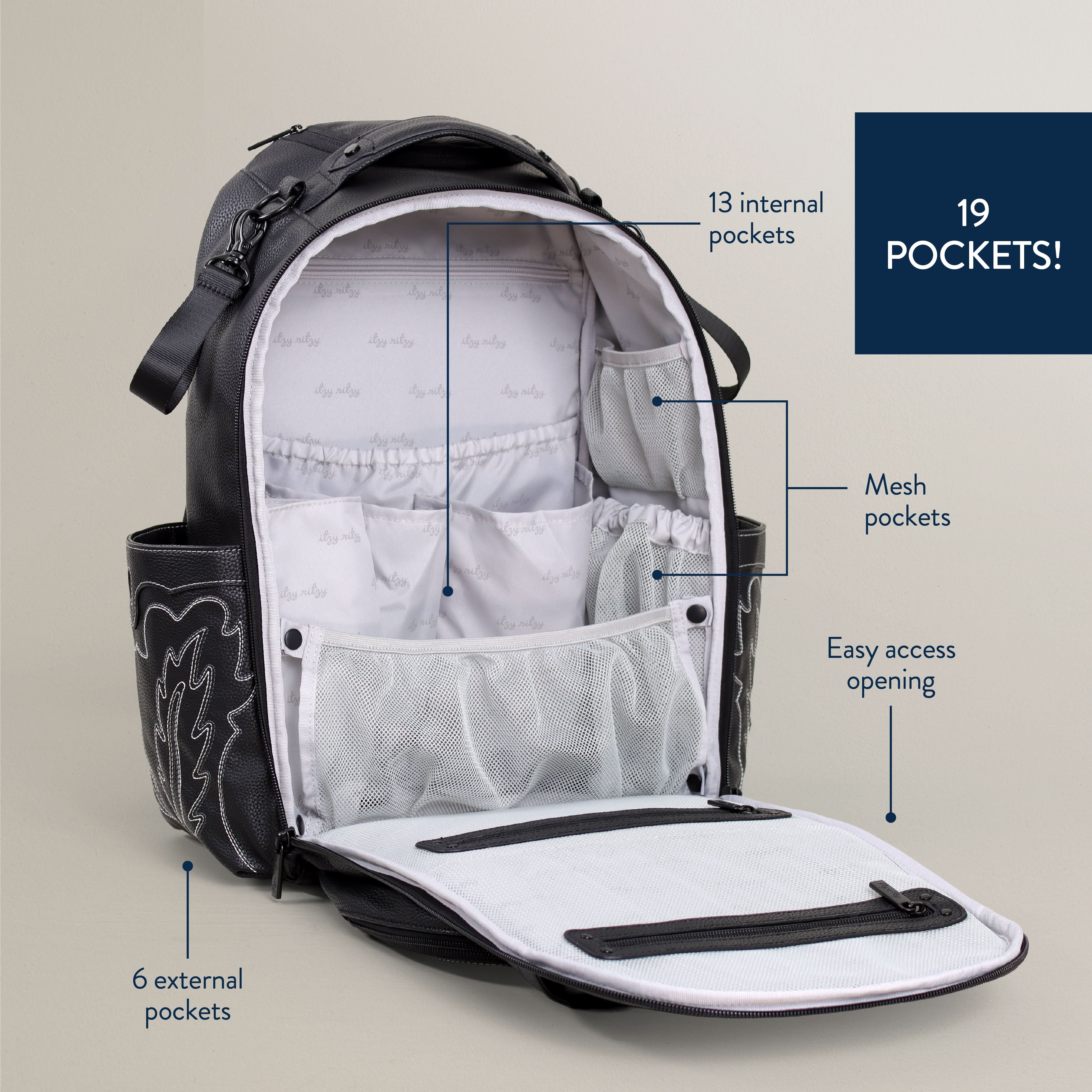 Boss Plus™ Large Diaper Bag Backpack - Image 40
