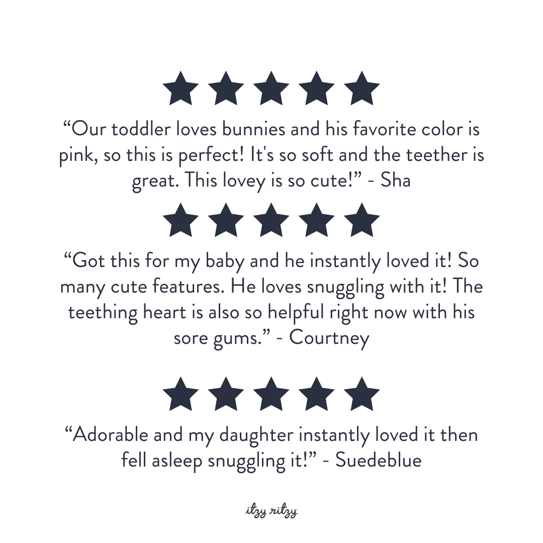 Itzy Lovey™ Plush and Teether Toy - Image 32