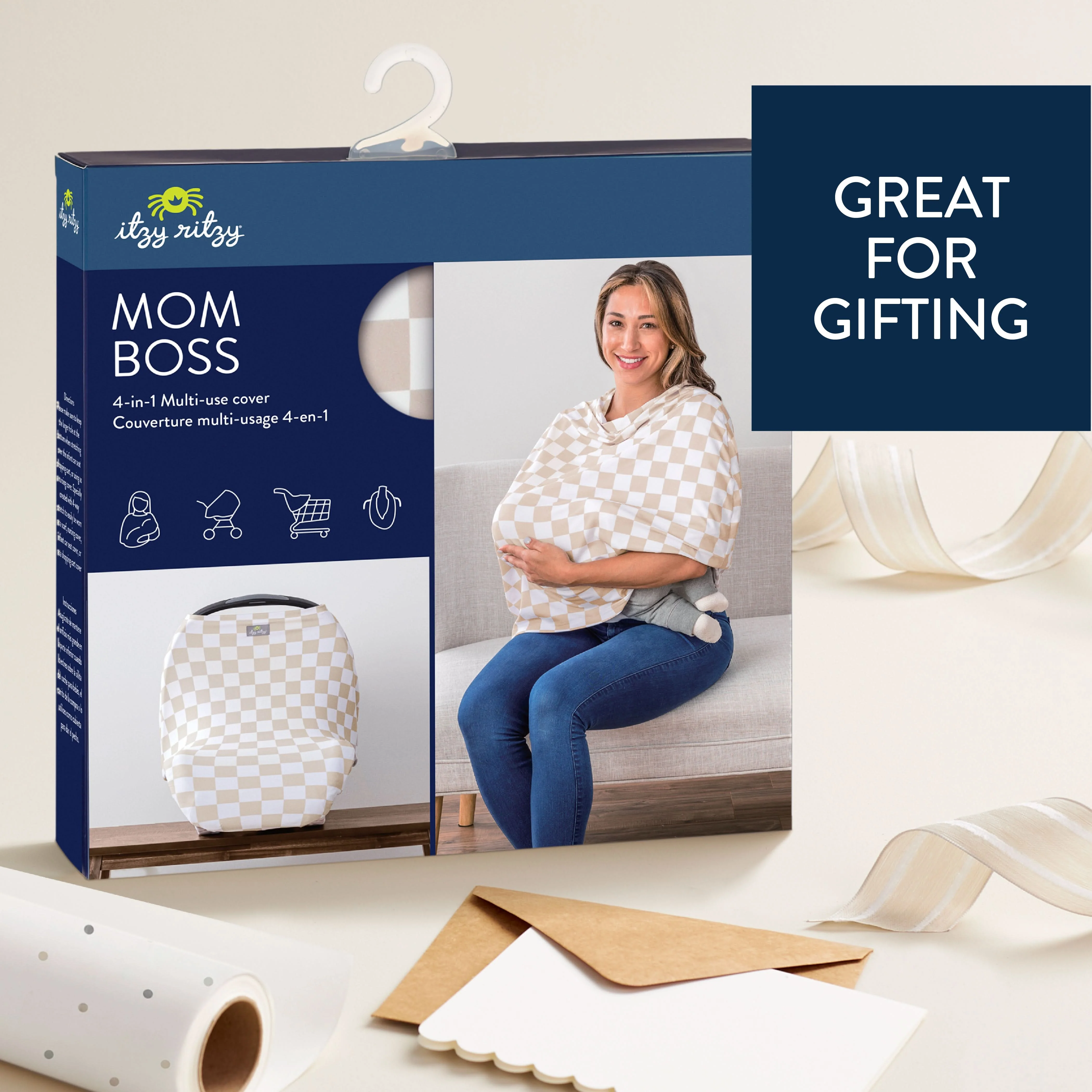 Mom Boss® 4-in-1 Multi-Use Nursing Cover and Scarf - Image 24